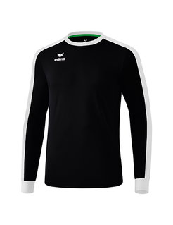 Erima Sport-Langarmshirt Trikot Retro Star (100% Polyester) schwarz/weiss Herren